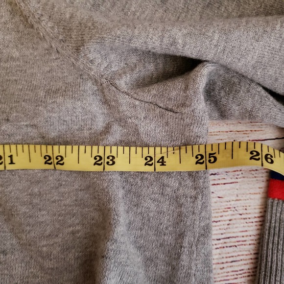 VINCE CAMUTO gray scoop neck stripe knit sweater pullover 3X - Picture 7 of 8